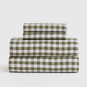 Quince Gingham Sheet set